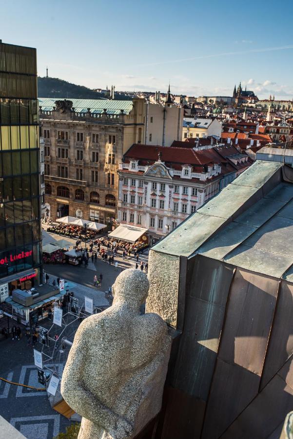 Wenceslas Square Terraces Praga Esterno foto